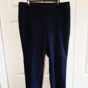 Ann Taylor Factory Navy Blue Trouser Sz 16